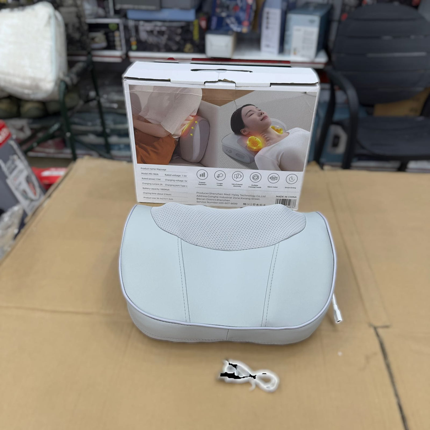 Mdhl Waist Neck Chargeable Pillow Massage