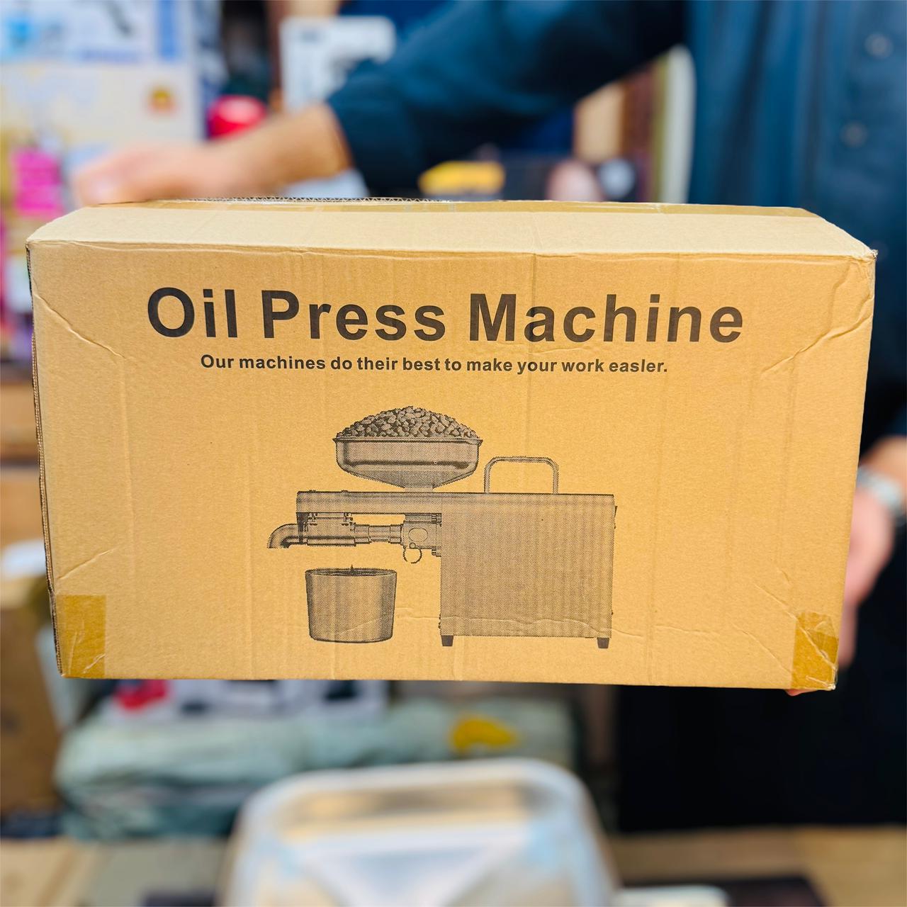 stainless steel oil press machine