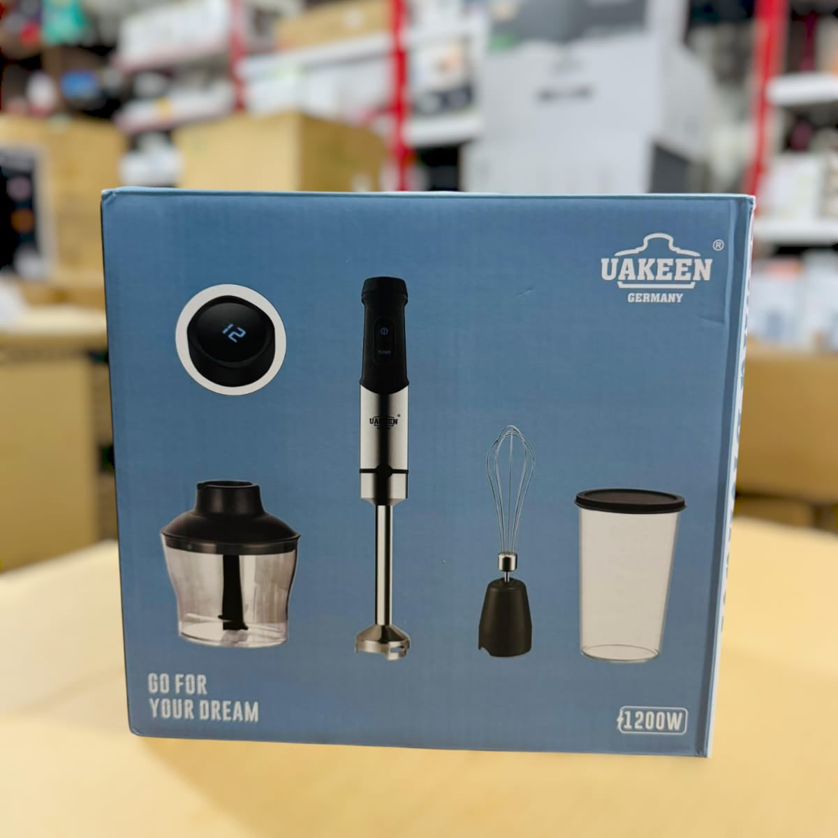 Uakeen Digital 4 in 1 Hand Blender Set ZL-515