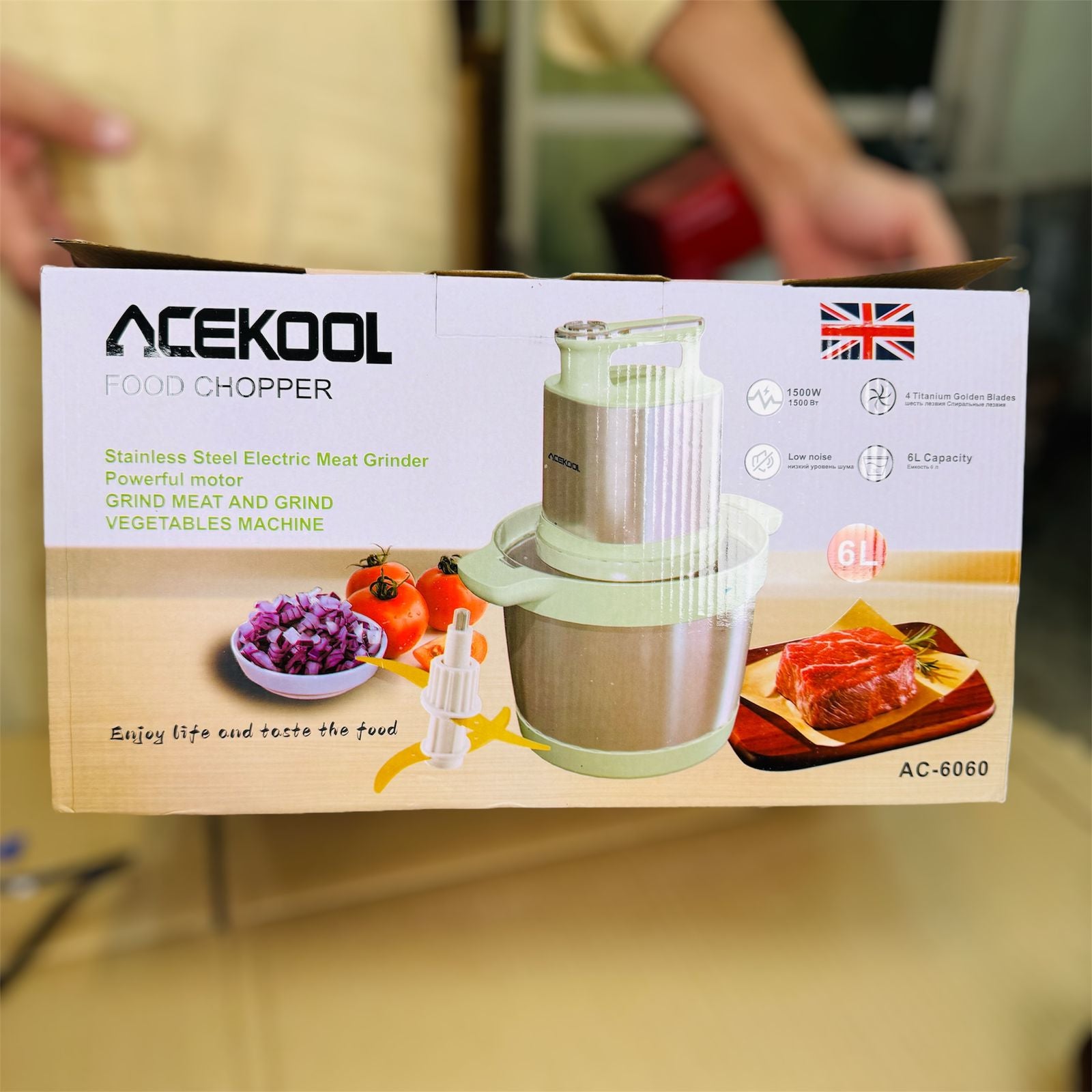 Acekool 6L Meat chopper 1500watt