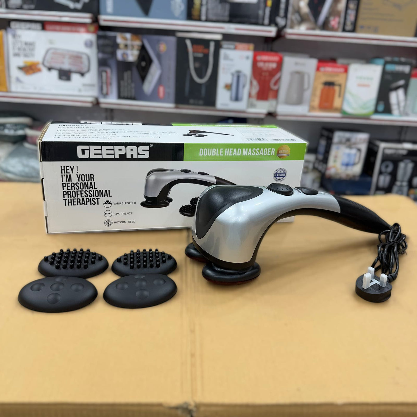 Geepas Double Head Massager 86040