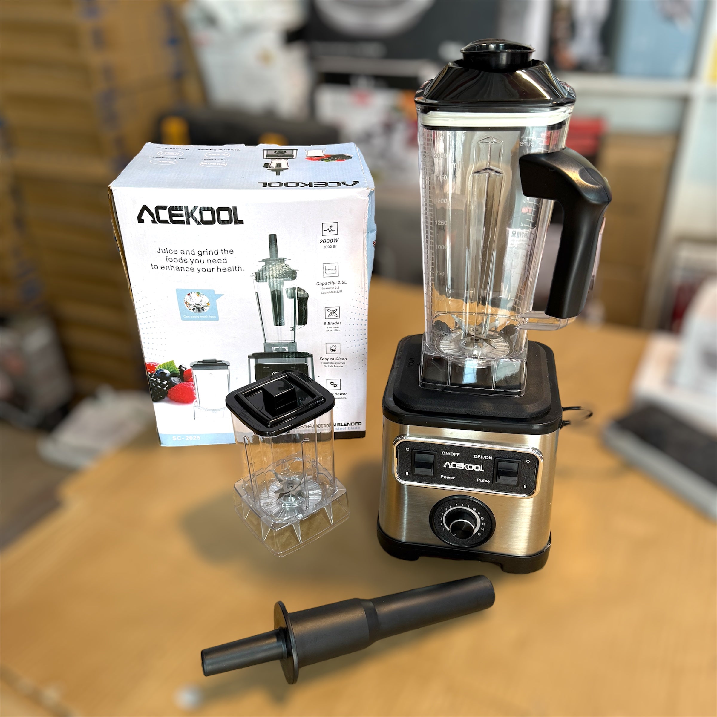 Acekool 2in1 Powerful Blender Set