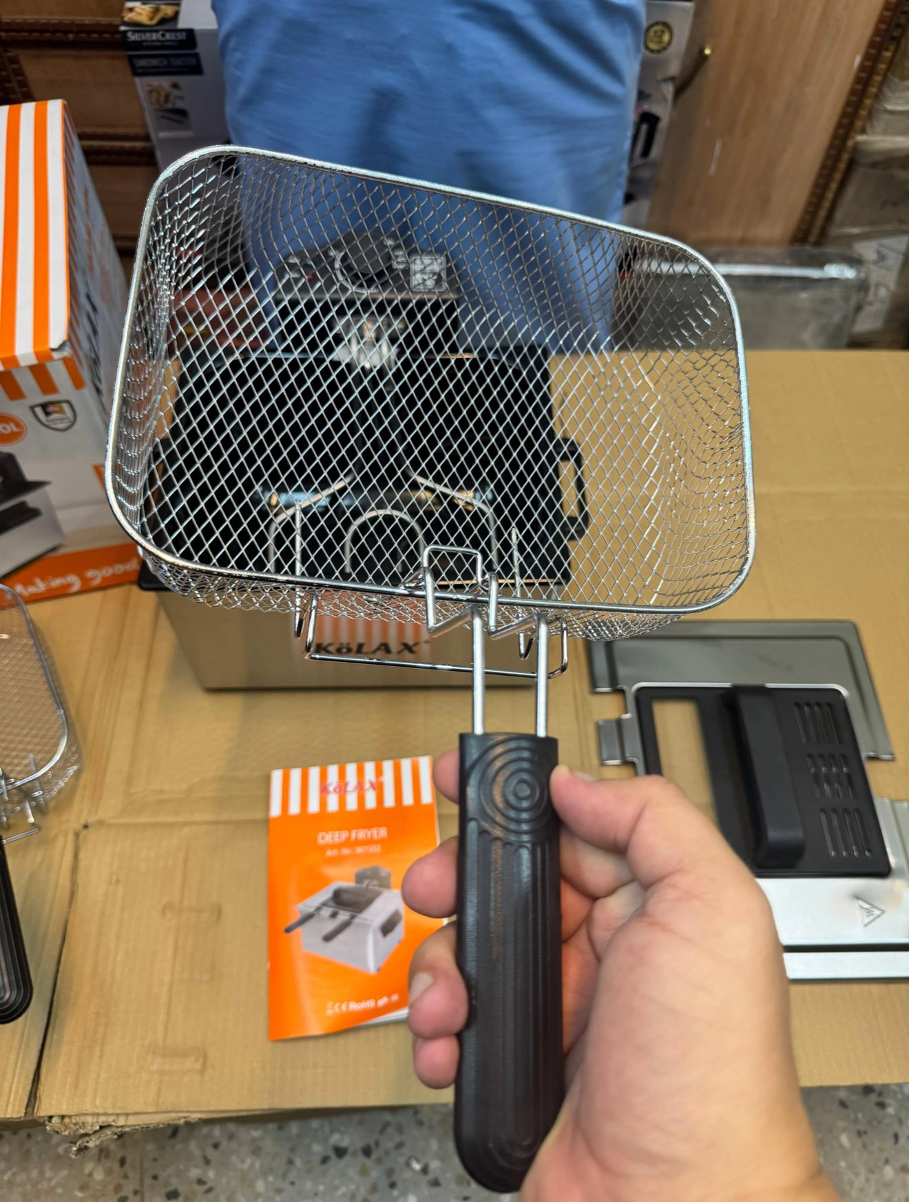 Kolax Germany 5L deep fryer with 3 basket