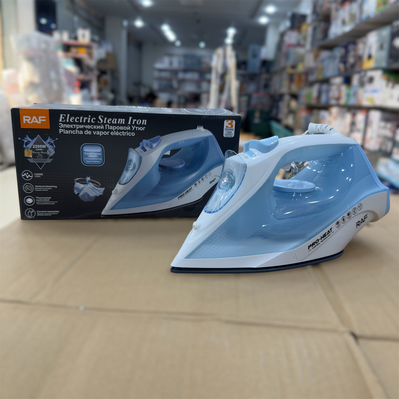 RAF Electric Steam Iron R.1116L