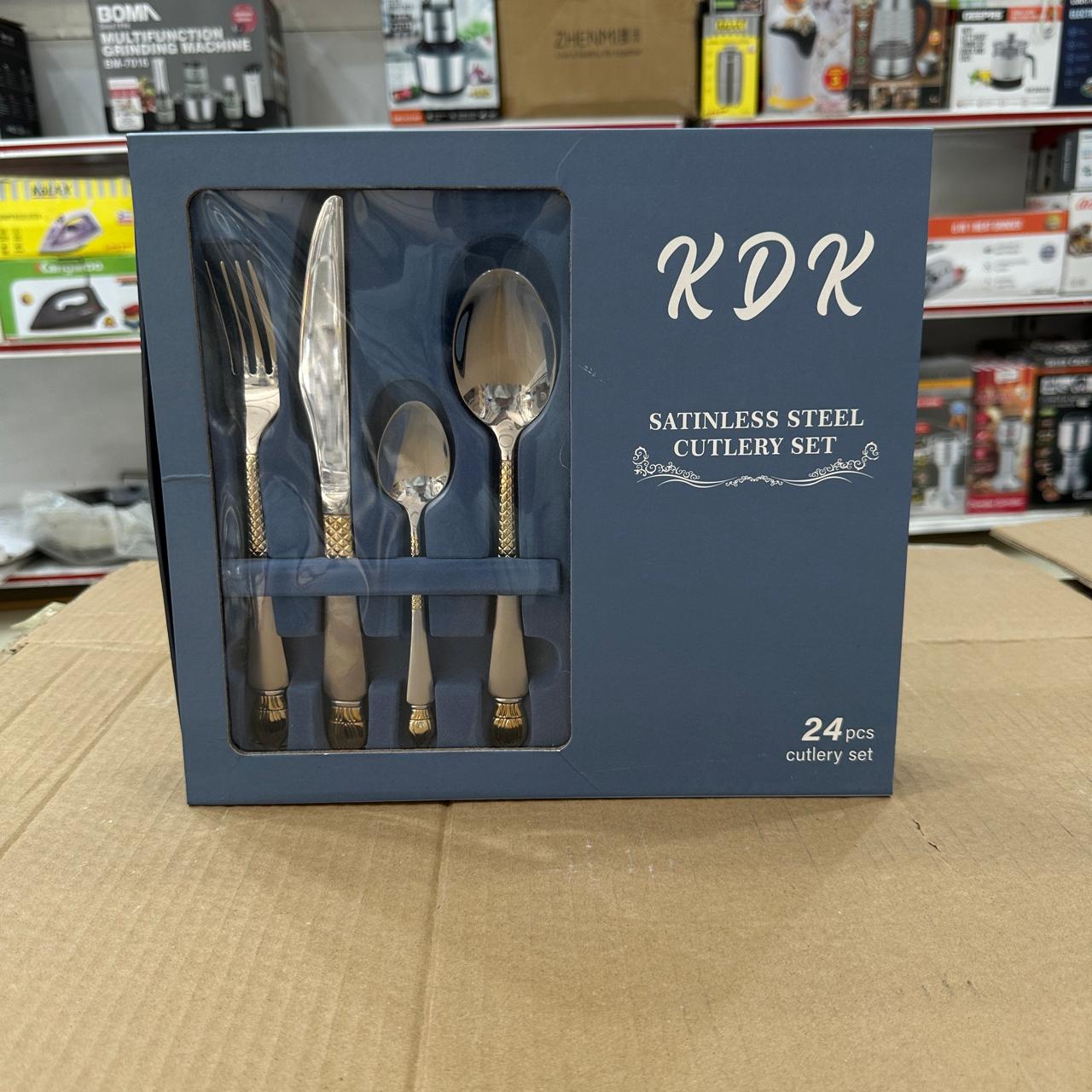 Imported KDK 28pcs Stainless Steel Cutlery Set