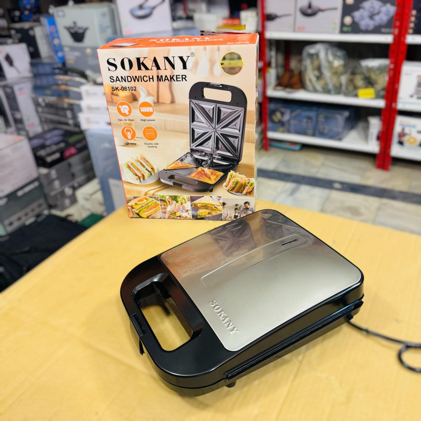 Sokany 8slice Sandwich Maker