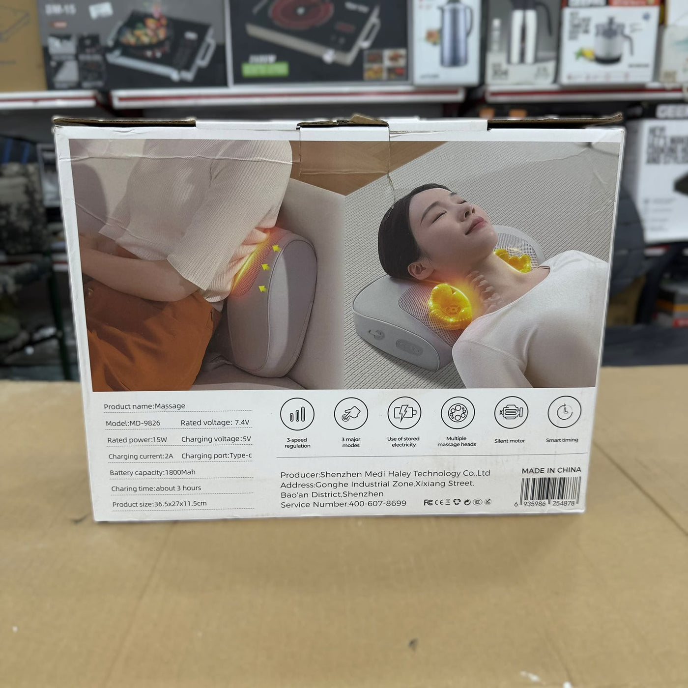 Mdhl Waist Neck Chargeable Pillow Massage
