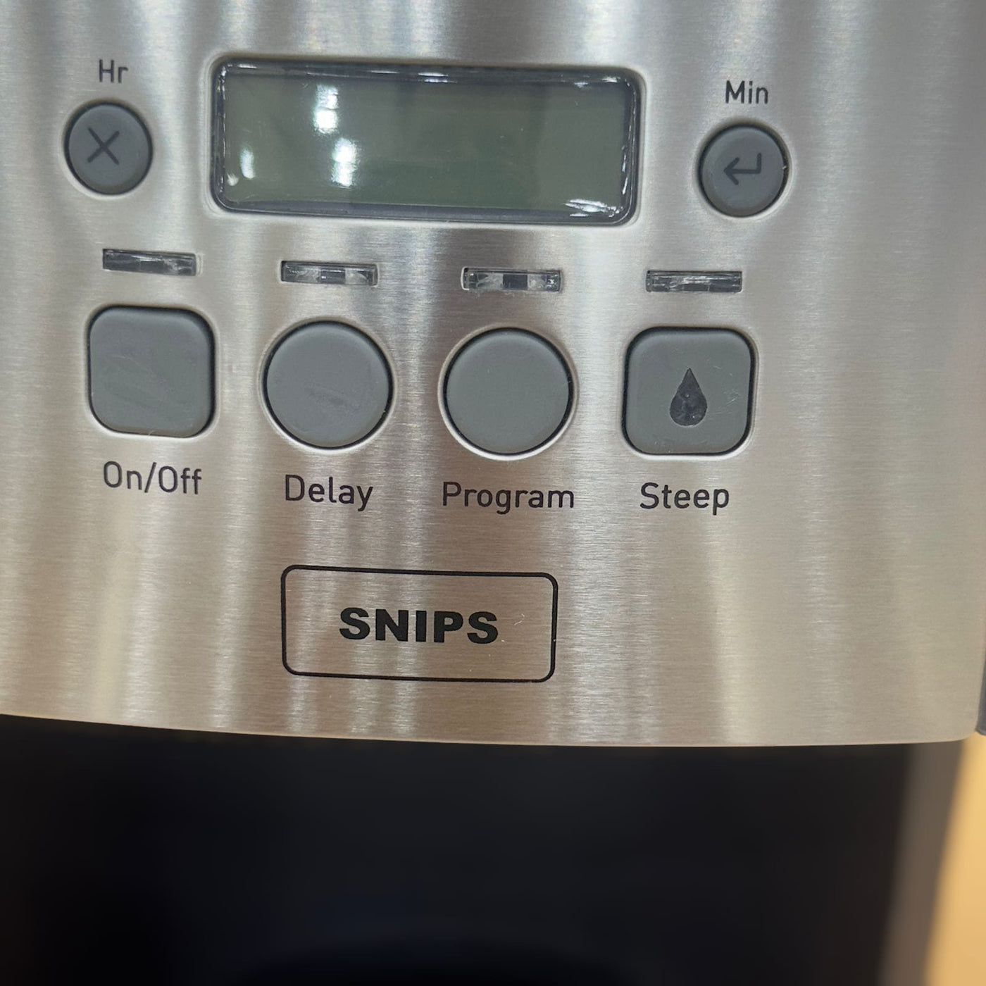 Imported Snips 1.8L Black Coffee Maker