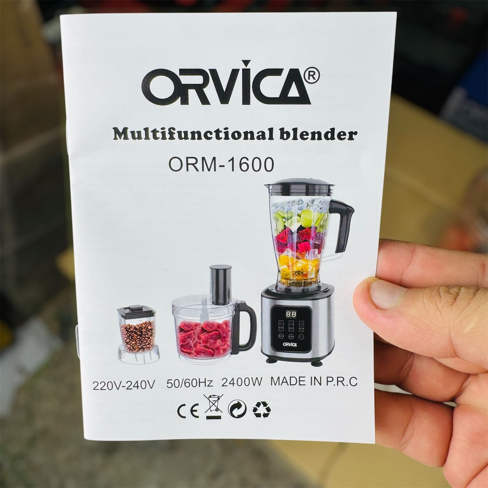 Orvica 9in1 Multifunction Digital Blender Set