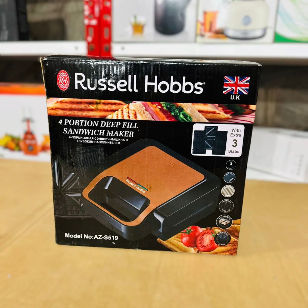 Russell Hobbs 3 in 1 Sandwich Maker AZ-S519