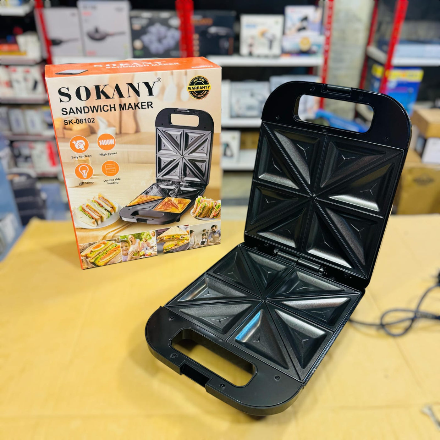 Sokany 8slice Sandwich Maker