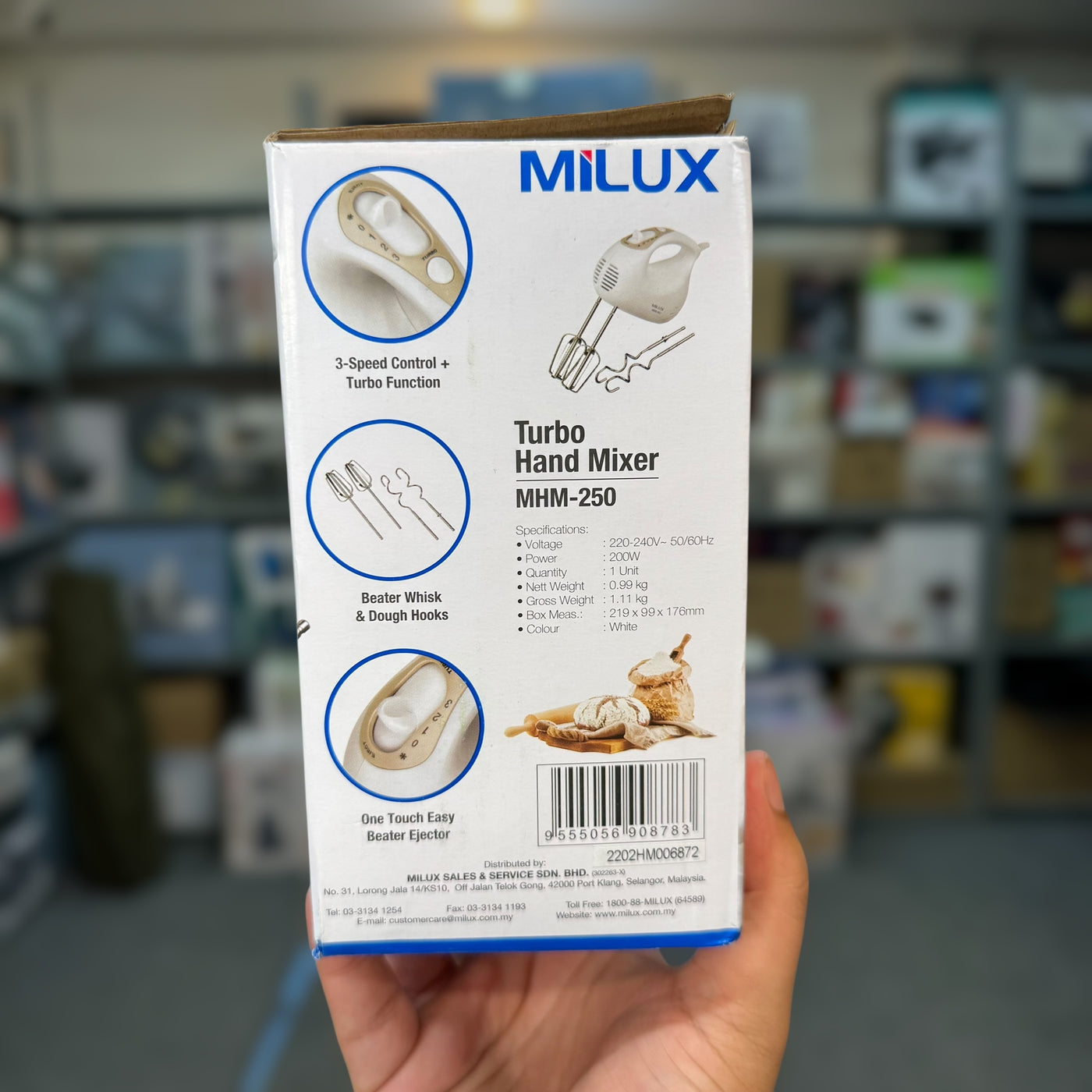 Imported Milux Turbo Hand Mixer