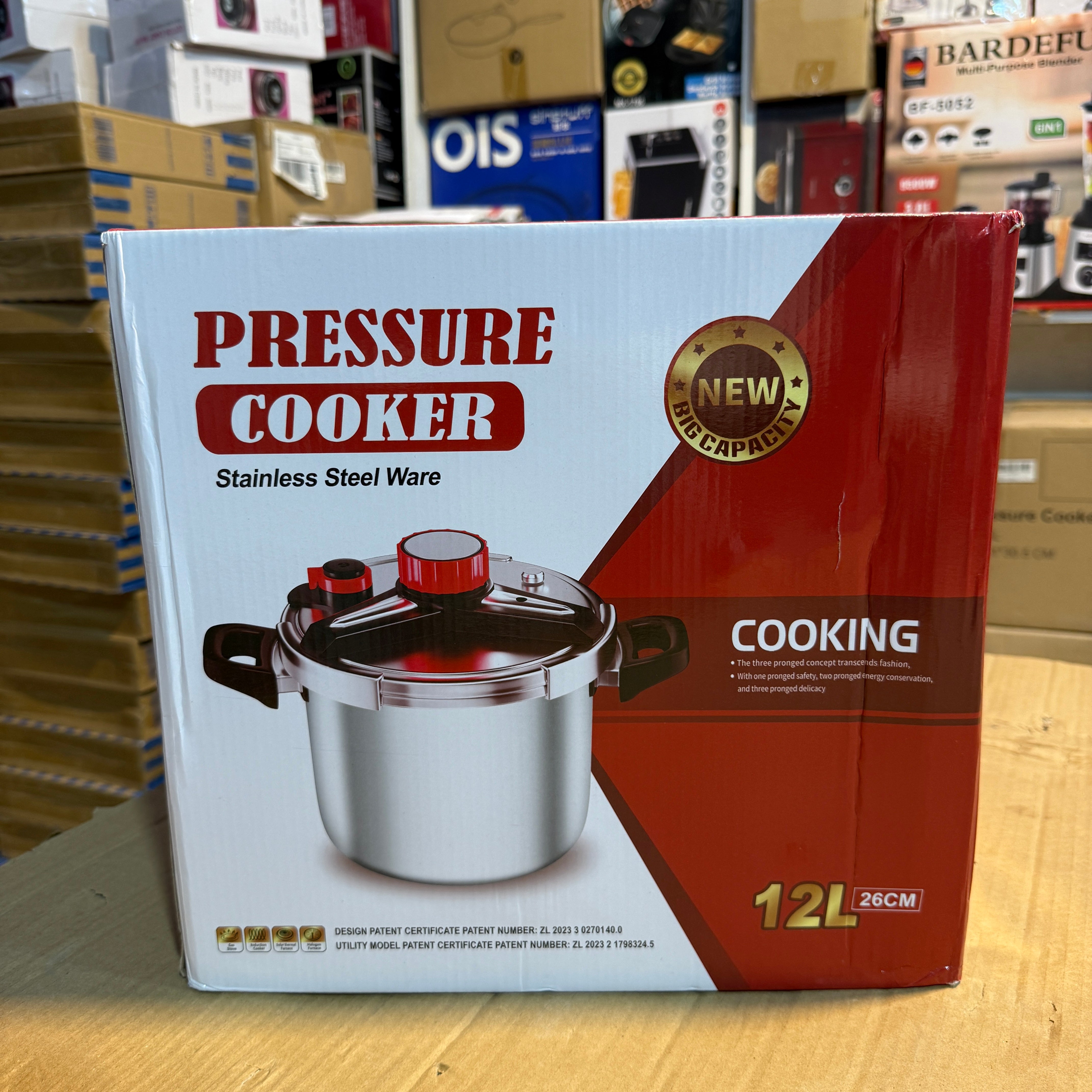 Lott Imported 12Litre Stanless Steel Automatic Pressure Cooker