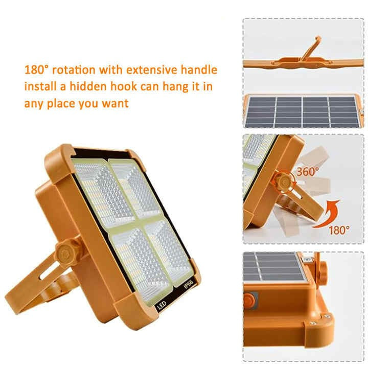 Imported 100W Dual Rechargeable Multifunction Solar Light