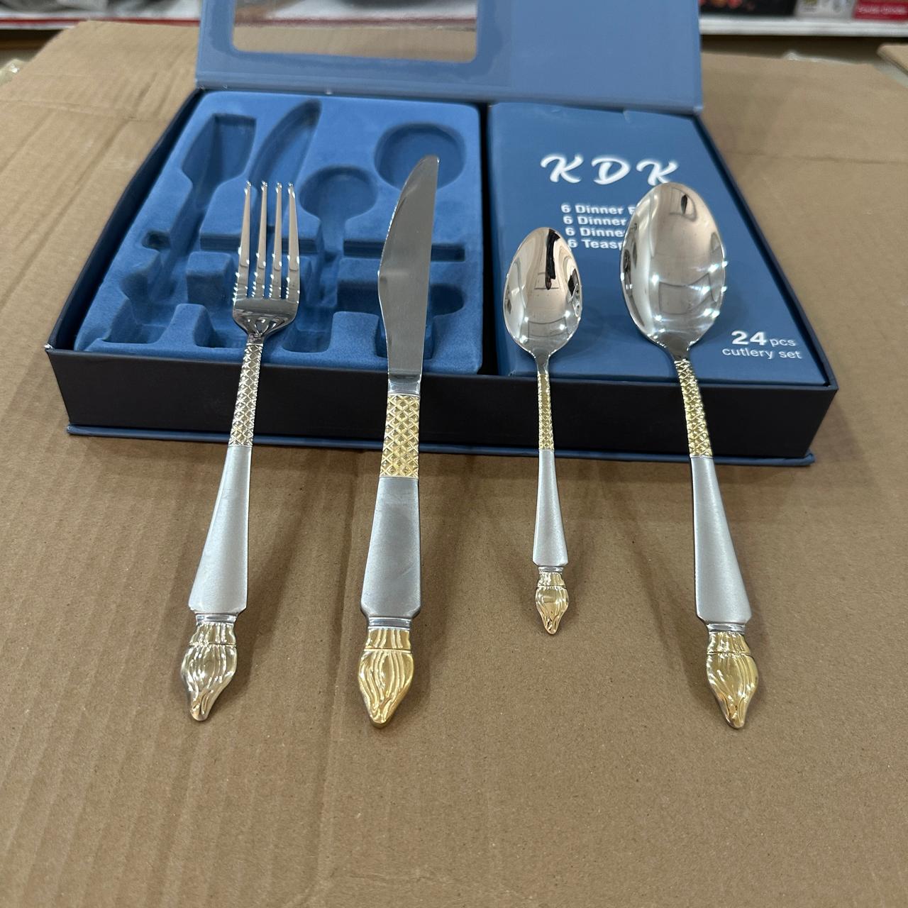 Imported KDK 28pcs Stainless Steel Cutlery Set