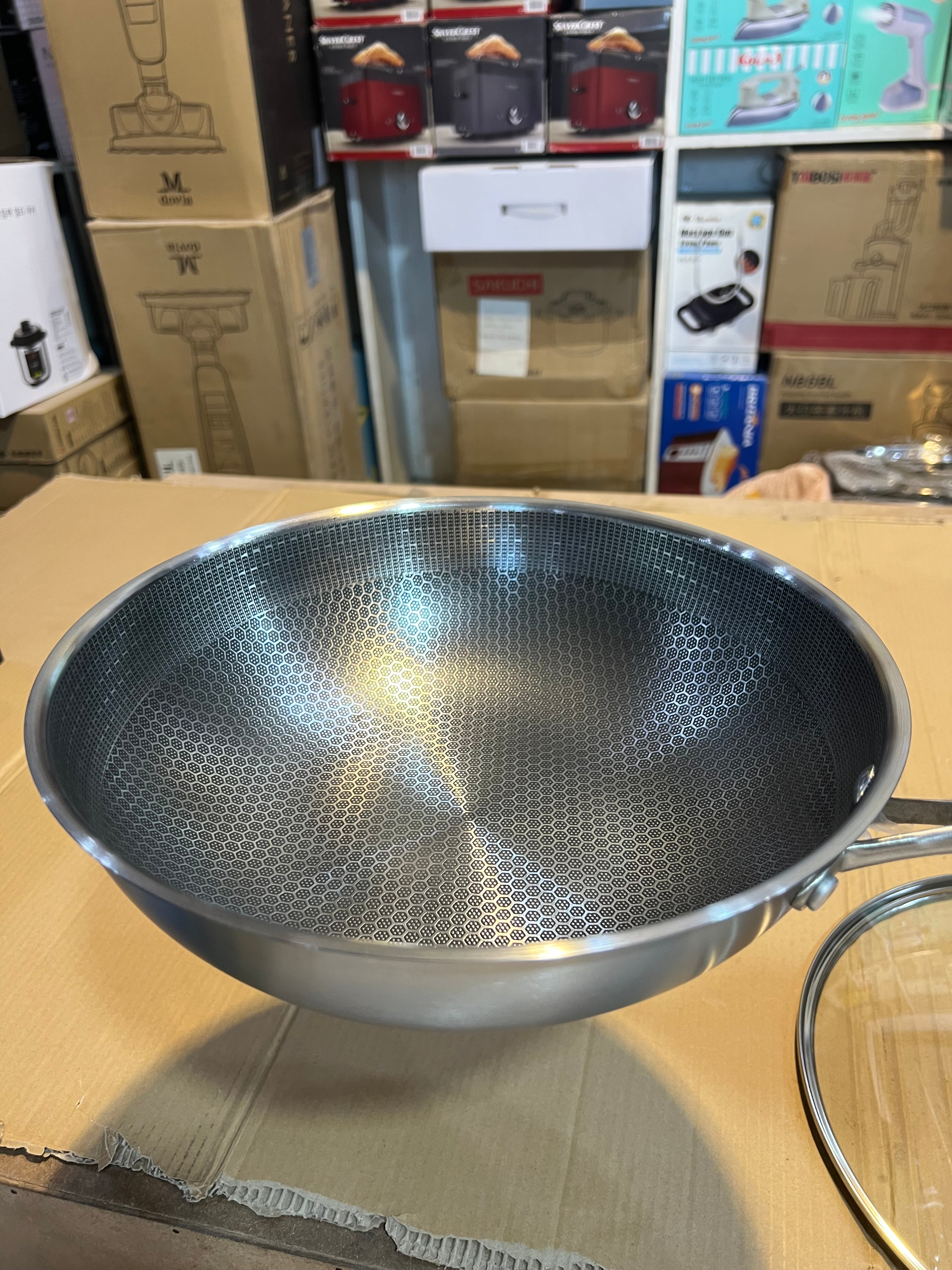 Lott Imported Hanycomb Laser Coating Fry Pan