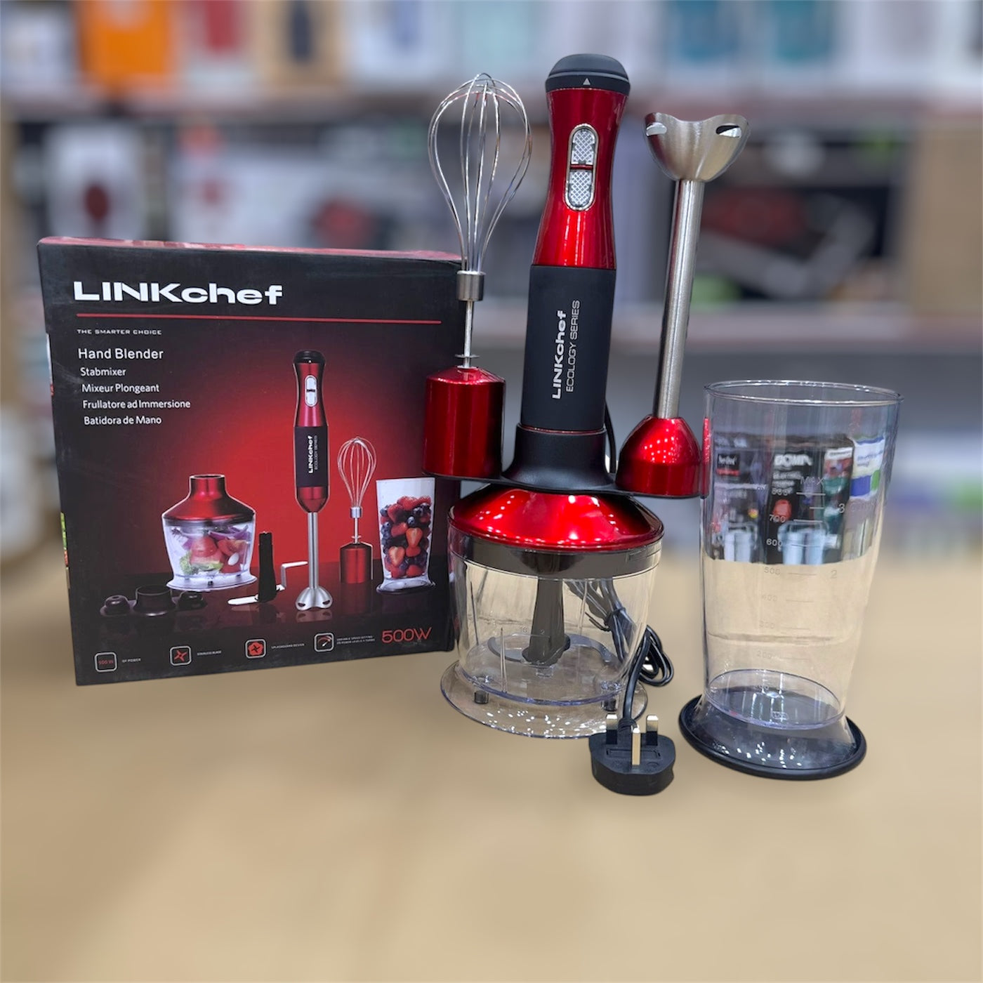 Linkchef 5 in 1 Hand Blender Set