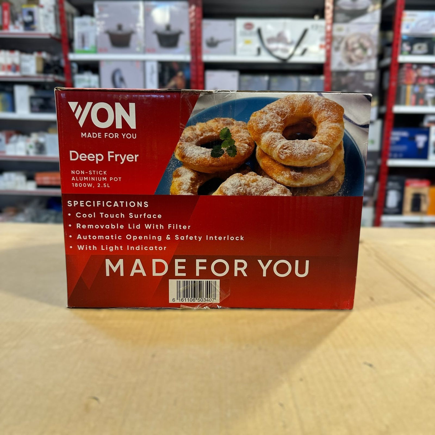 Imported VON 2.5Litre Electric Deep Fryer