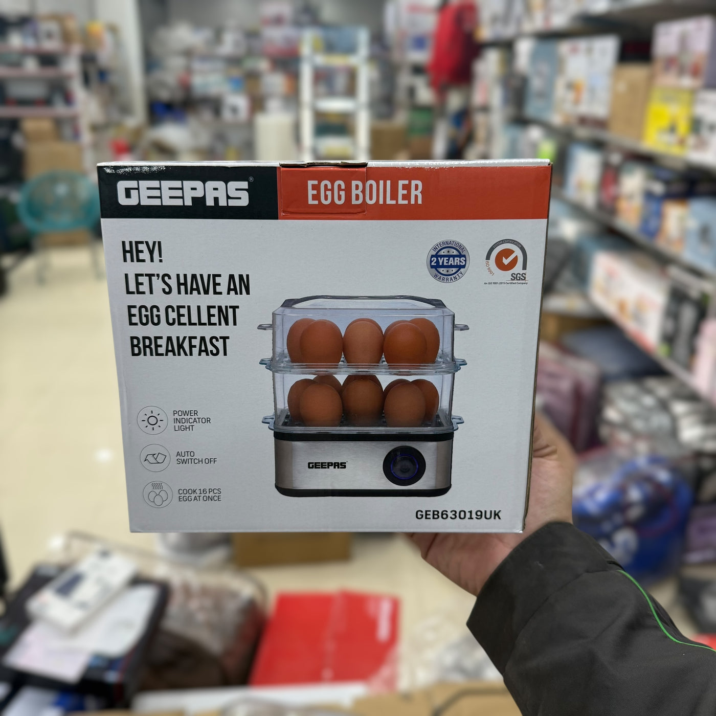 Geepas 16pc Egg Boiler GEB-63019