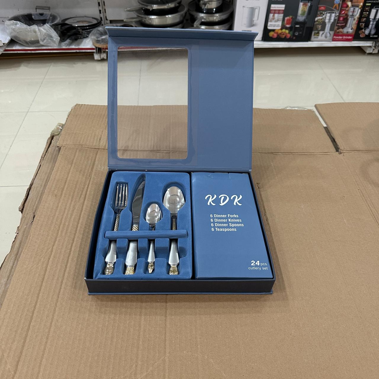 Imported KDK 28pcs Stainless Steel Cutlery Set