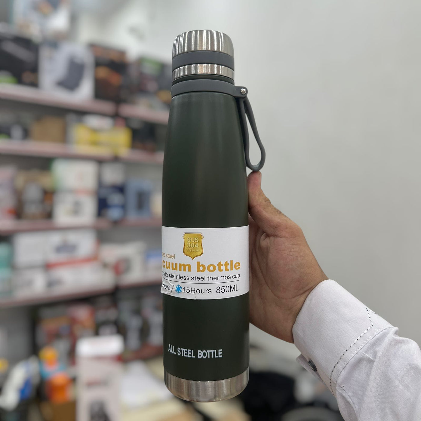 Full Steel Sports Water Bottle 850ml