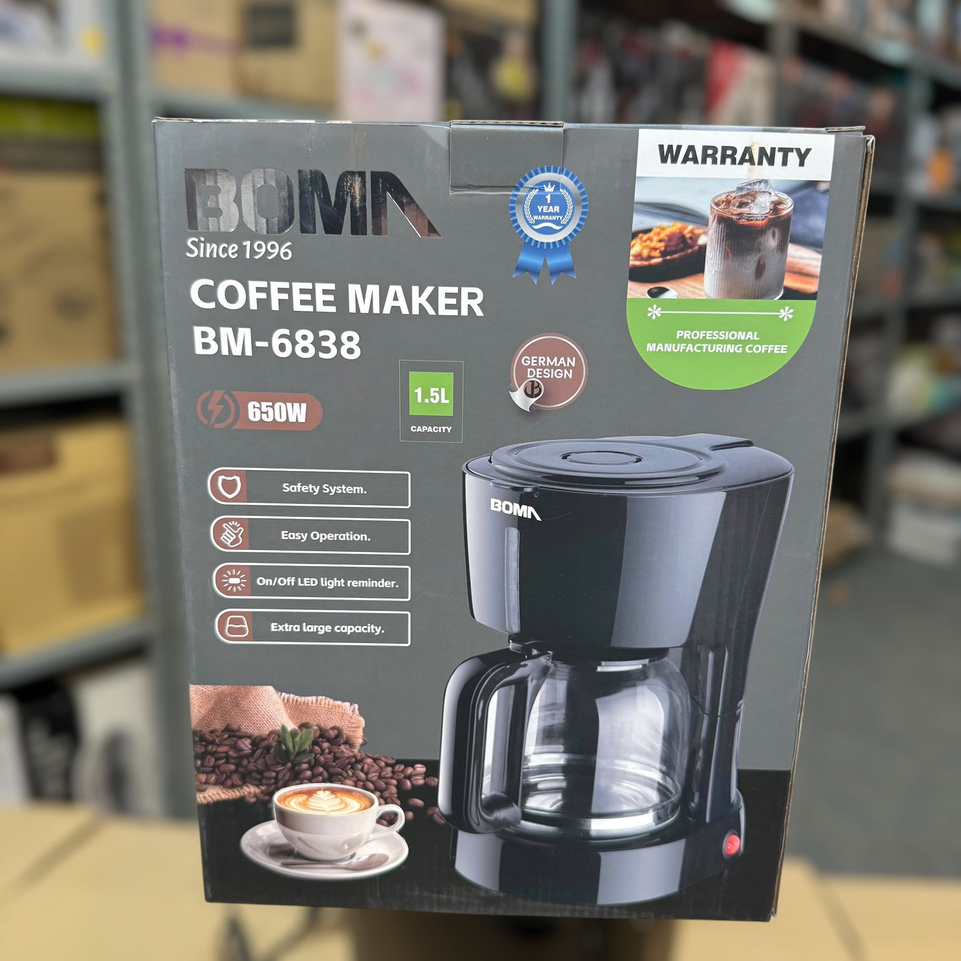 BOMA Black Coffee Maker