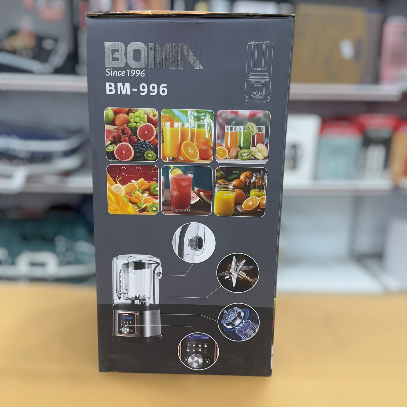 Boma 2L Ice Crusher Commercial Blender BM-996