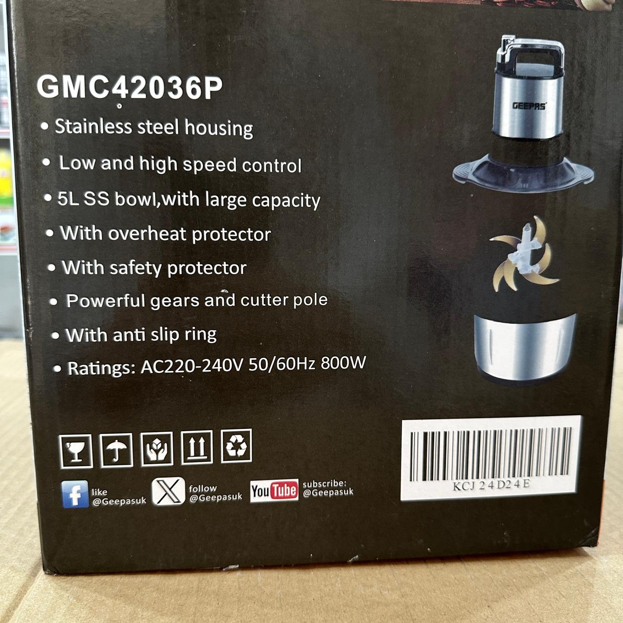 Geepas 5L Multi Chopper 42036