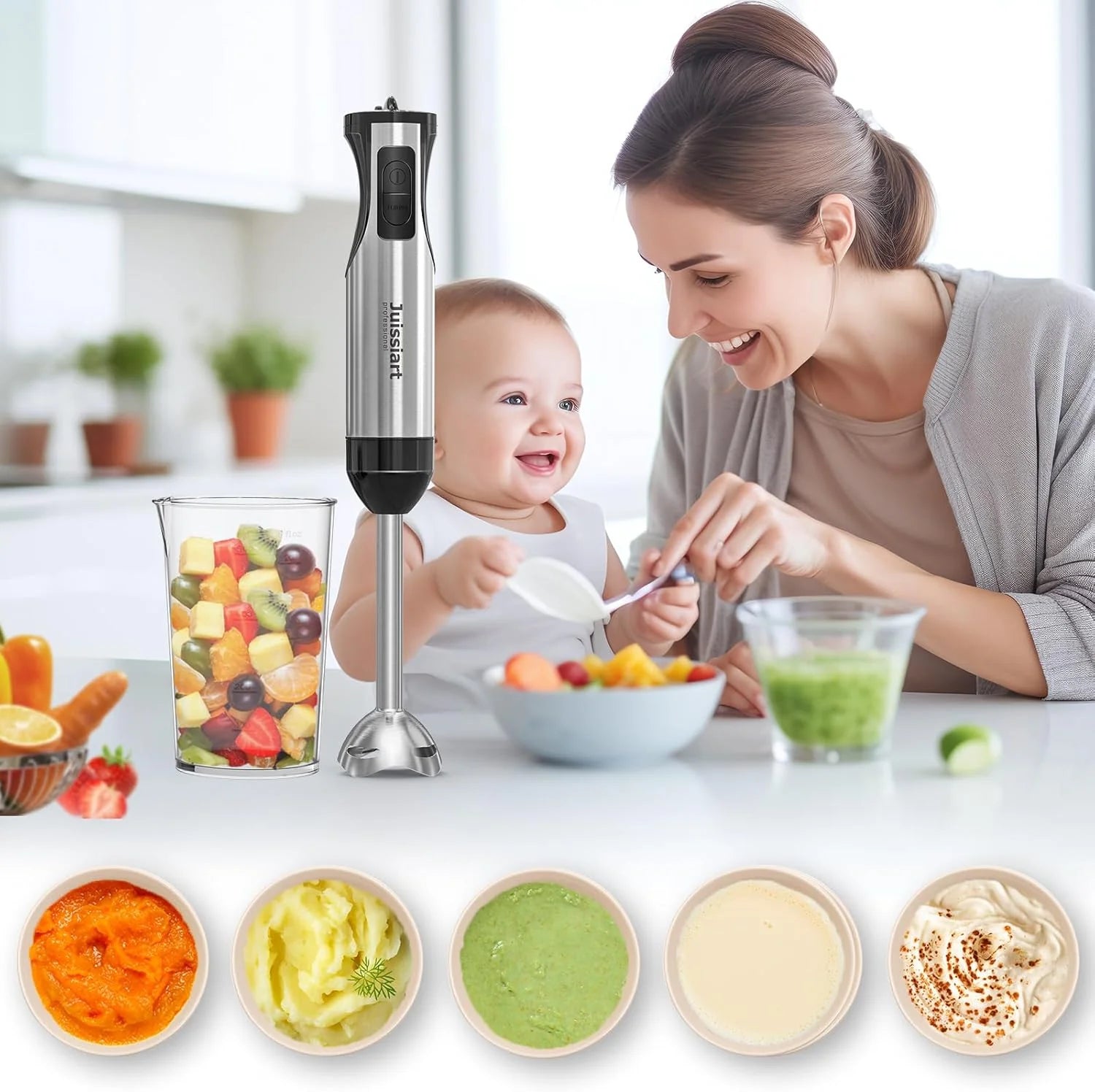 Juissiart 5in1 Hand Blender Set