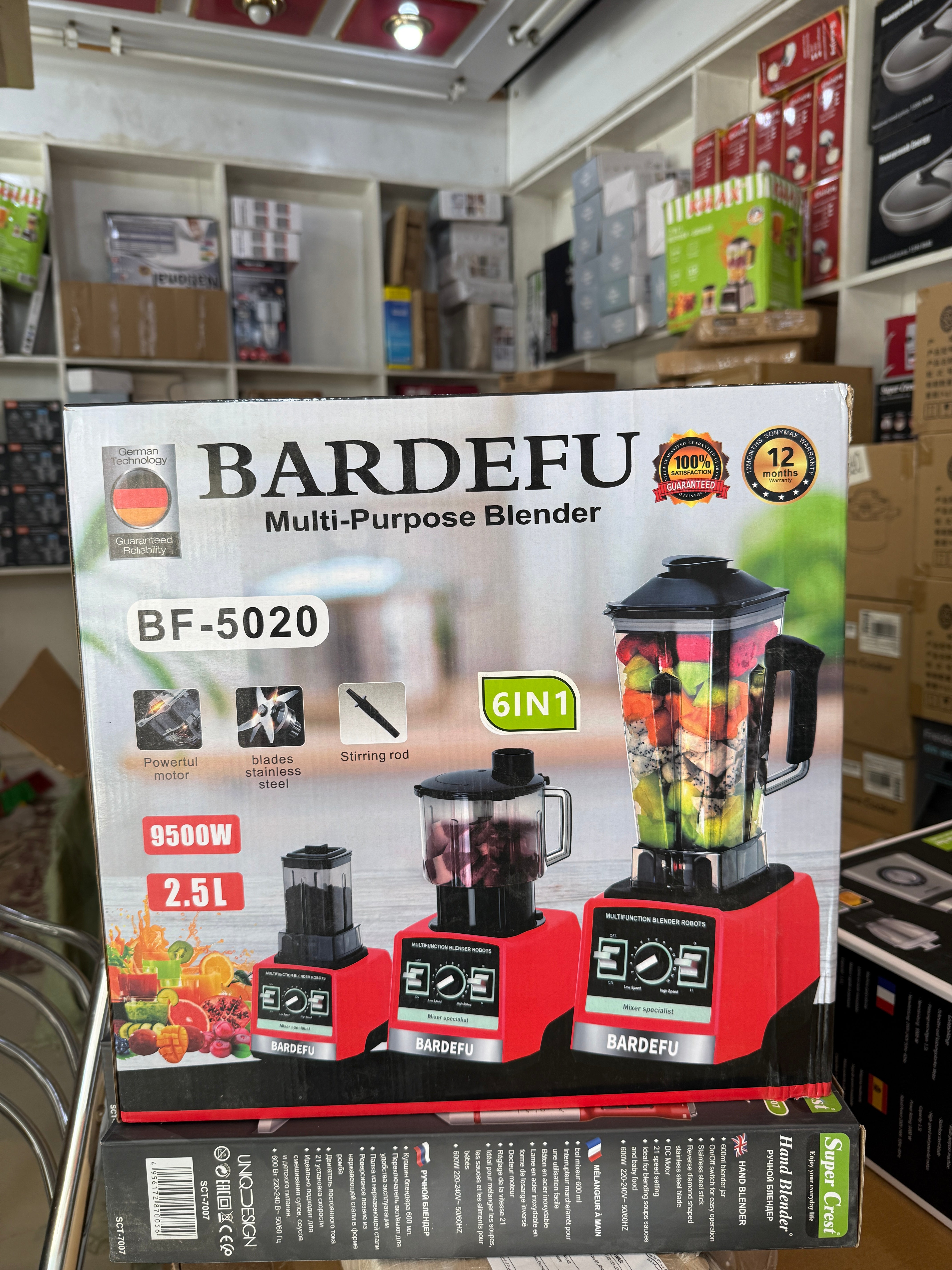 Bardefu Powerful 6in1 Blender Set