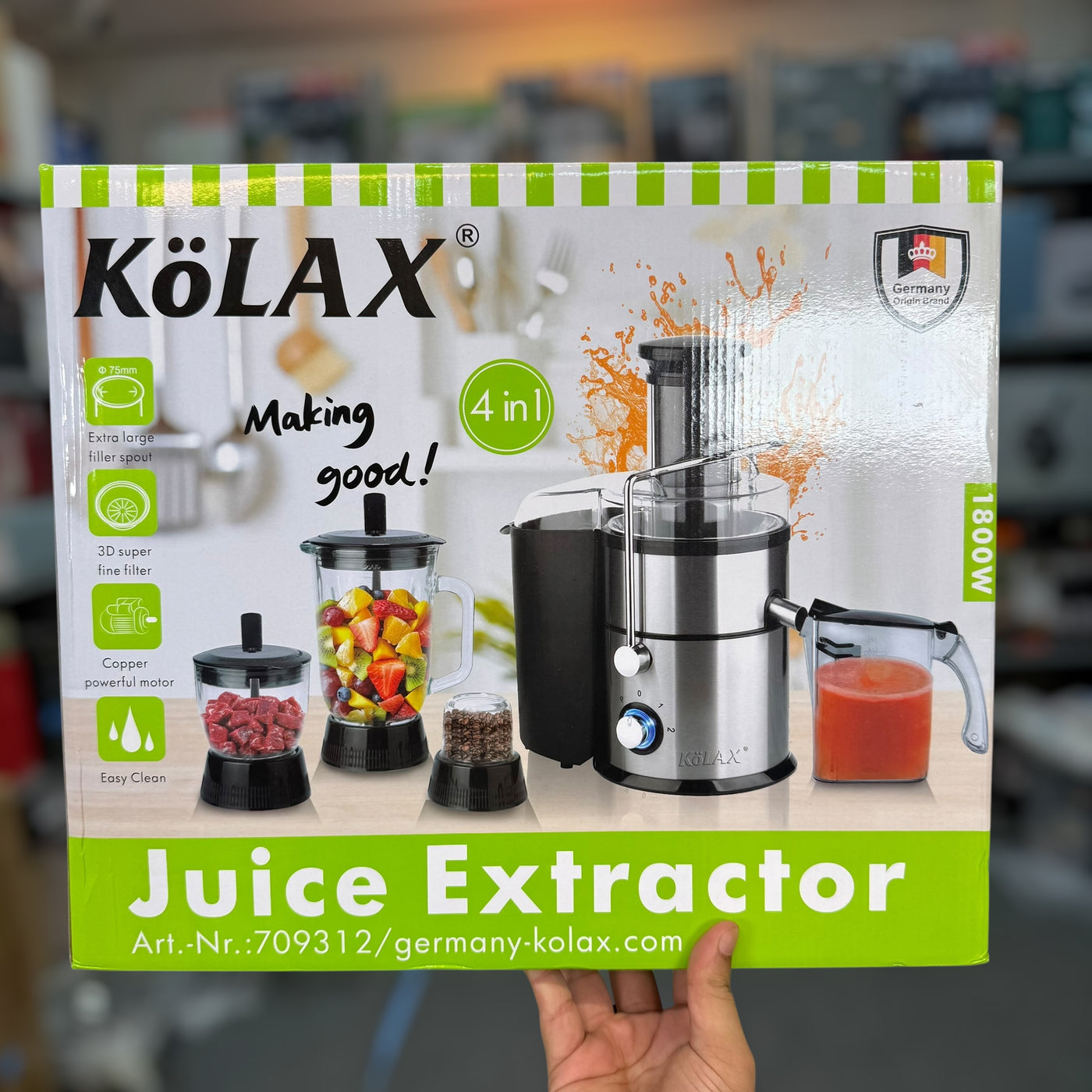 Kolax 4in1 Juicer Blender Set (Food Factory)