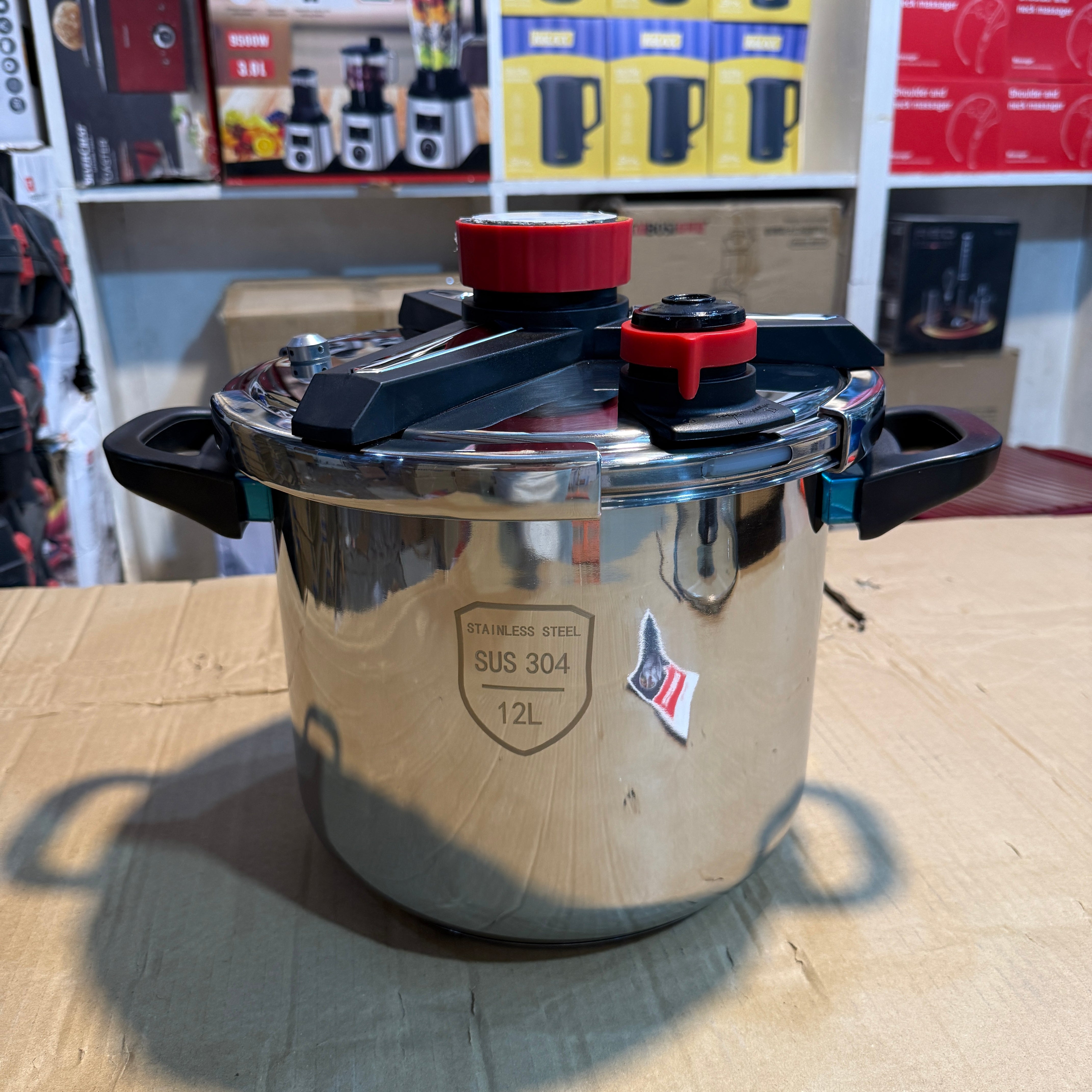 Lott Imported 12Litre Stanless Steel Automatic Pressure Cooker