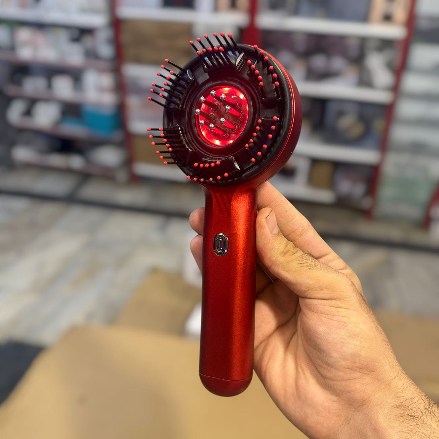 Lott Imported Rechargeable Scalp Massager Comb for Hair Growth