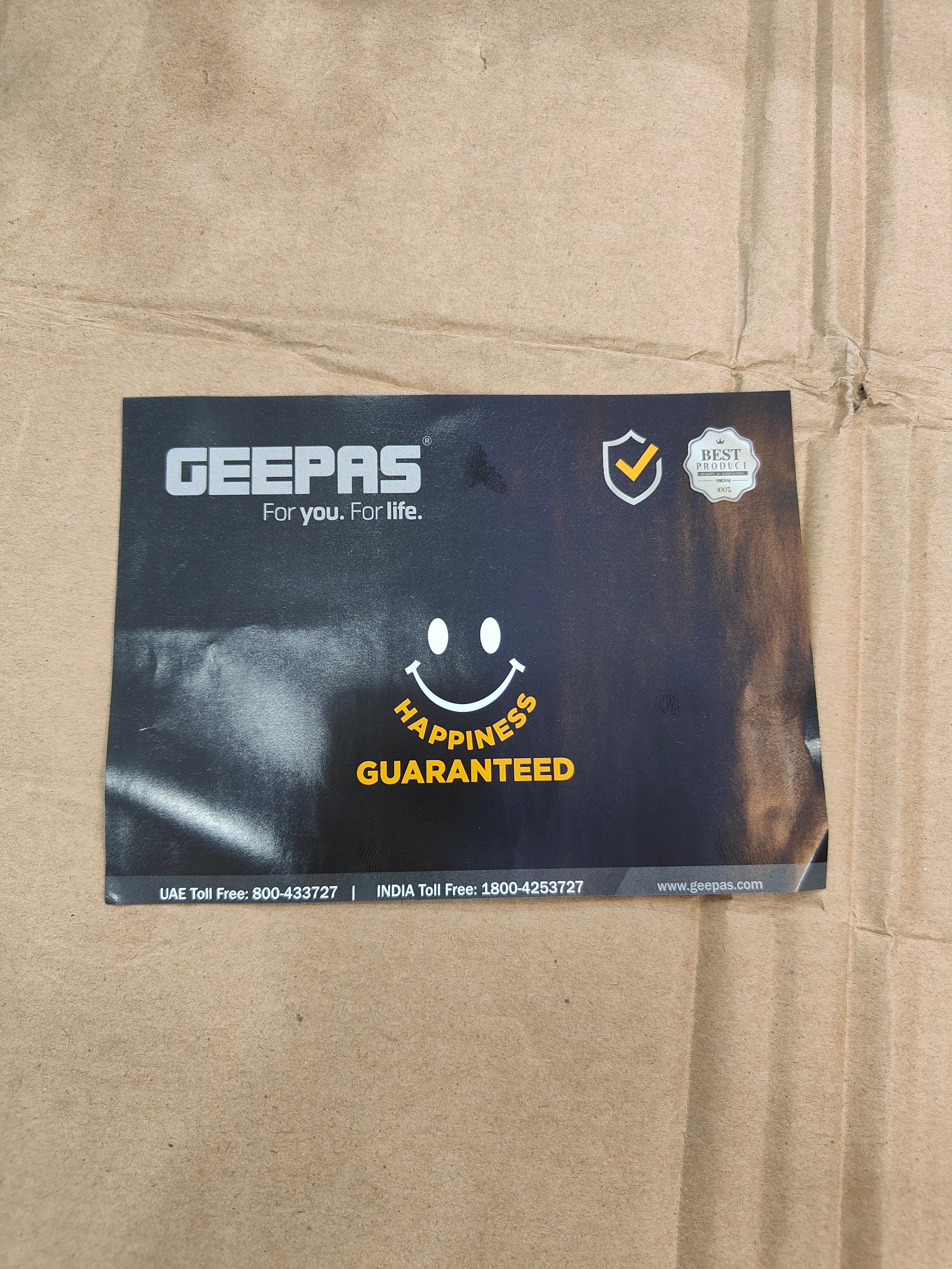 Geepas Electric Water Heating Faucet GWF61224P