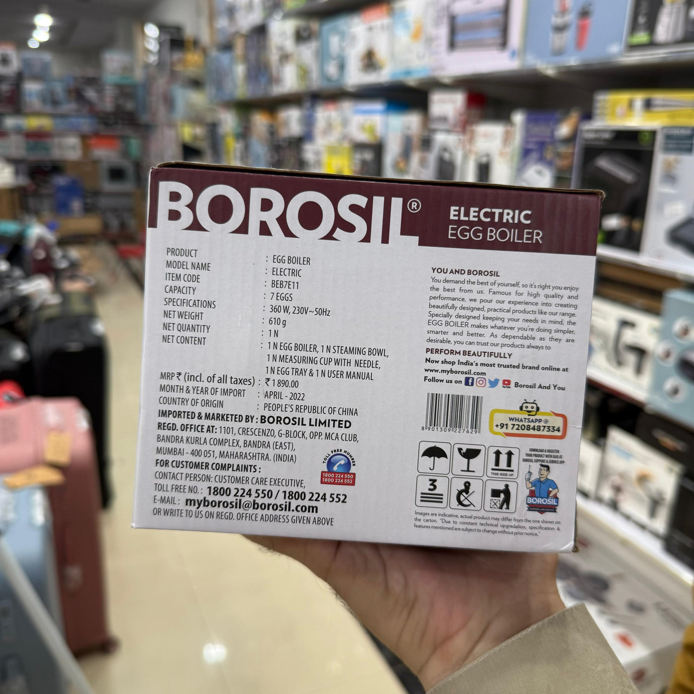 Borosil Electric Egg Boiler