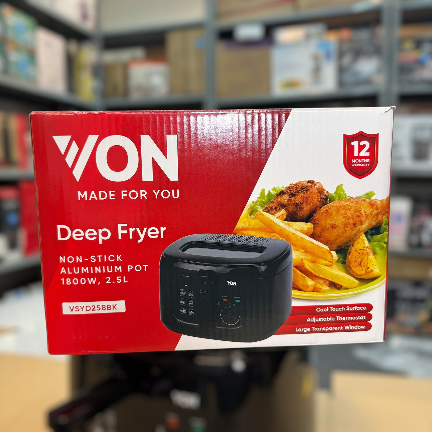 Imported VON 2.5Litre Deep Fryer