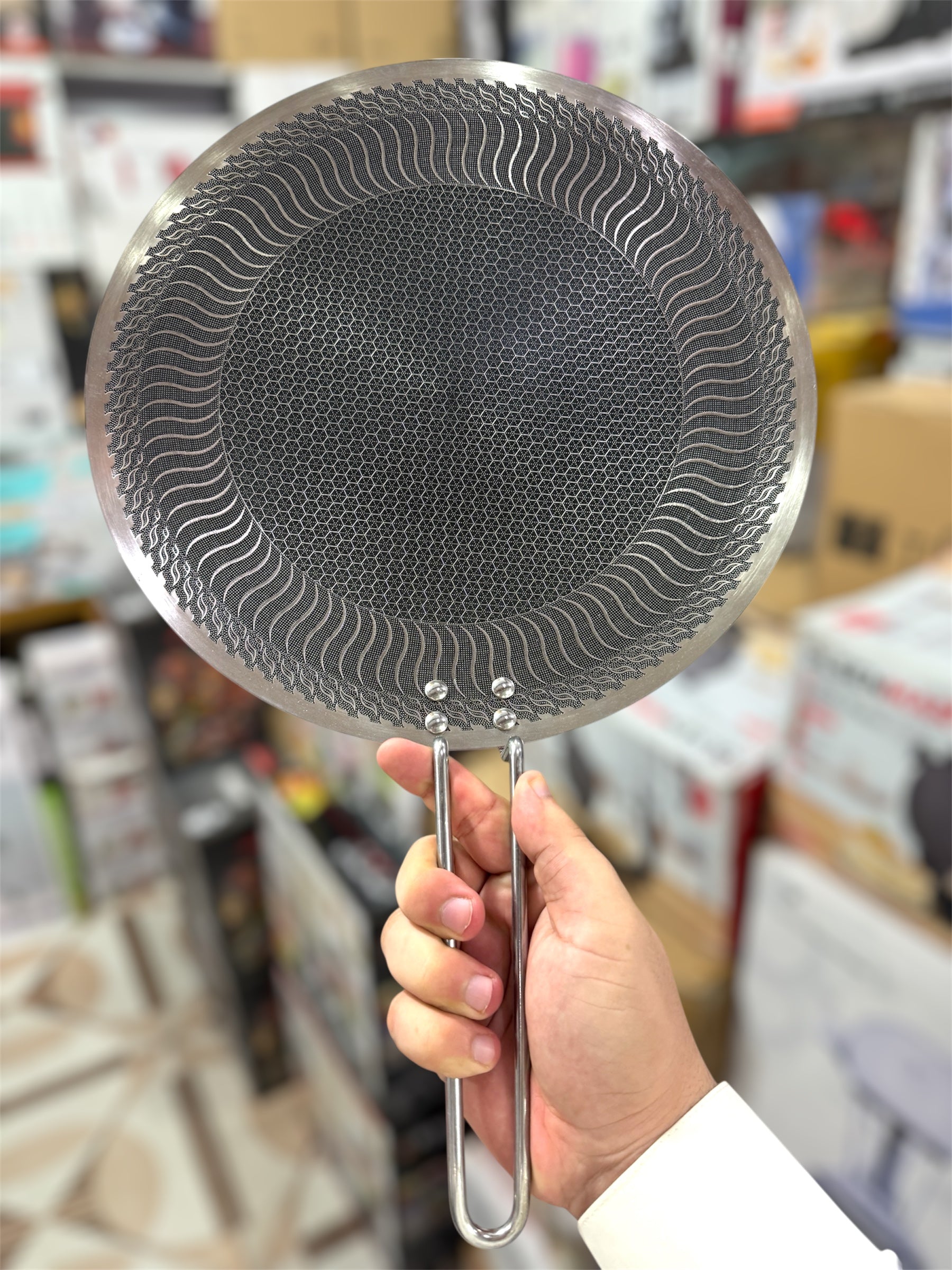 Laser Coating Handle Tawa