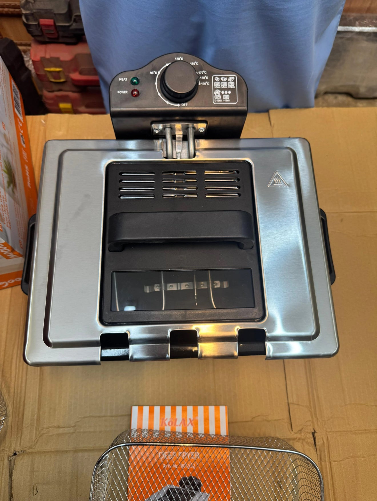 Kolax Germany 5L deep fryer with 3 basket