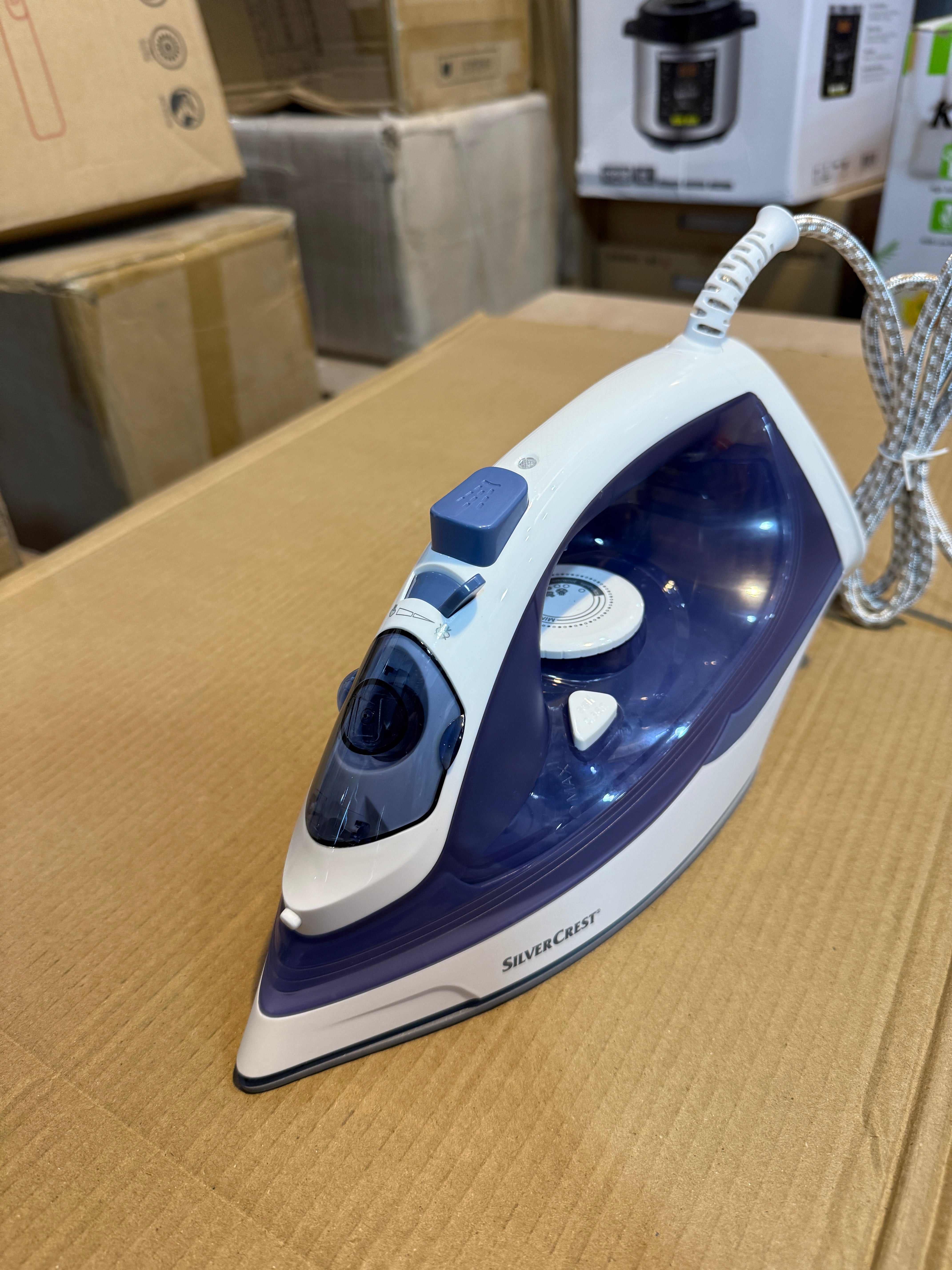 Silver Crest Silver Plate Steam Iron