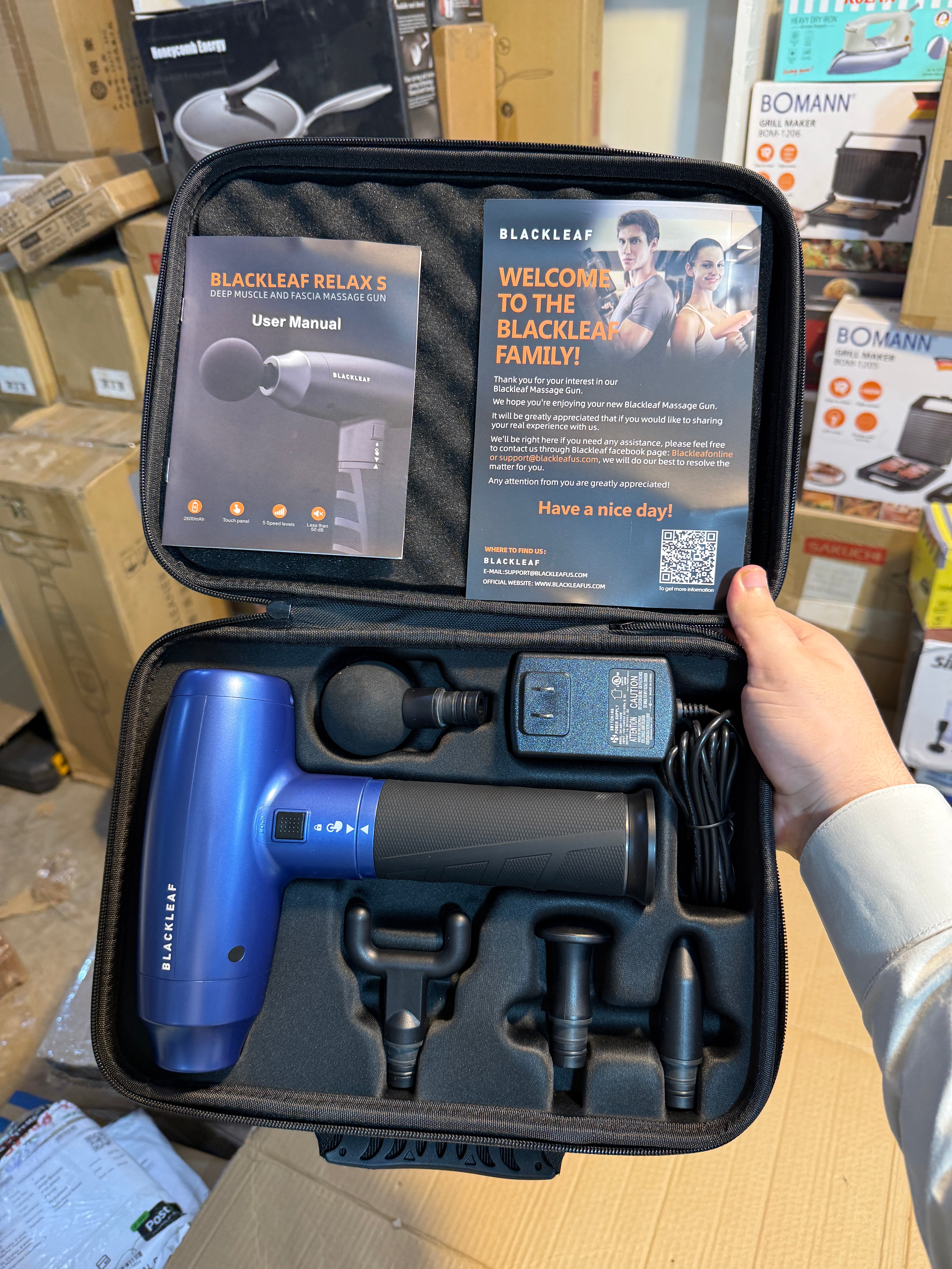 USA Branded Blackleaf Powerful Gun Massager