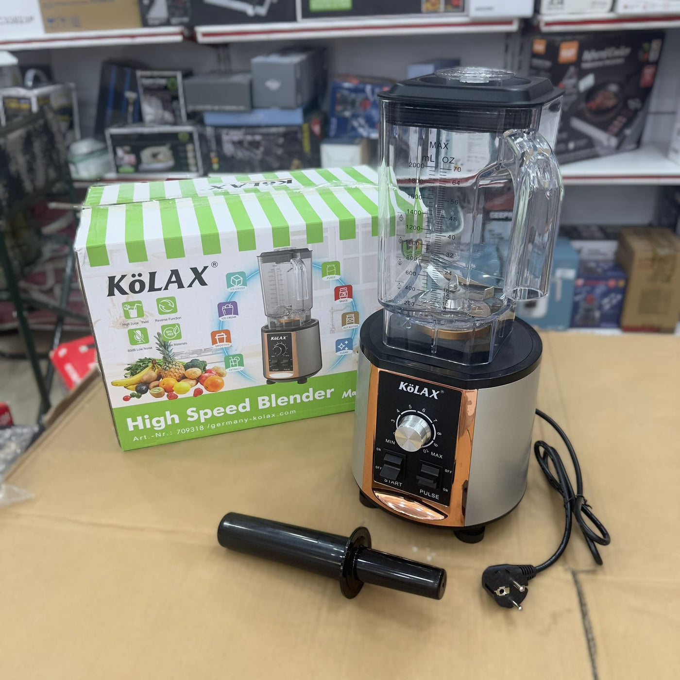 Kolax Self Cleaning Commercial Blender