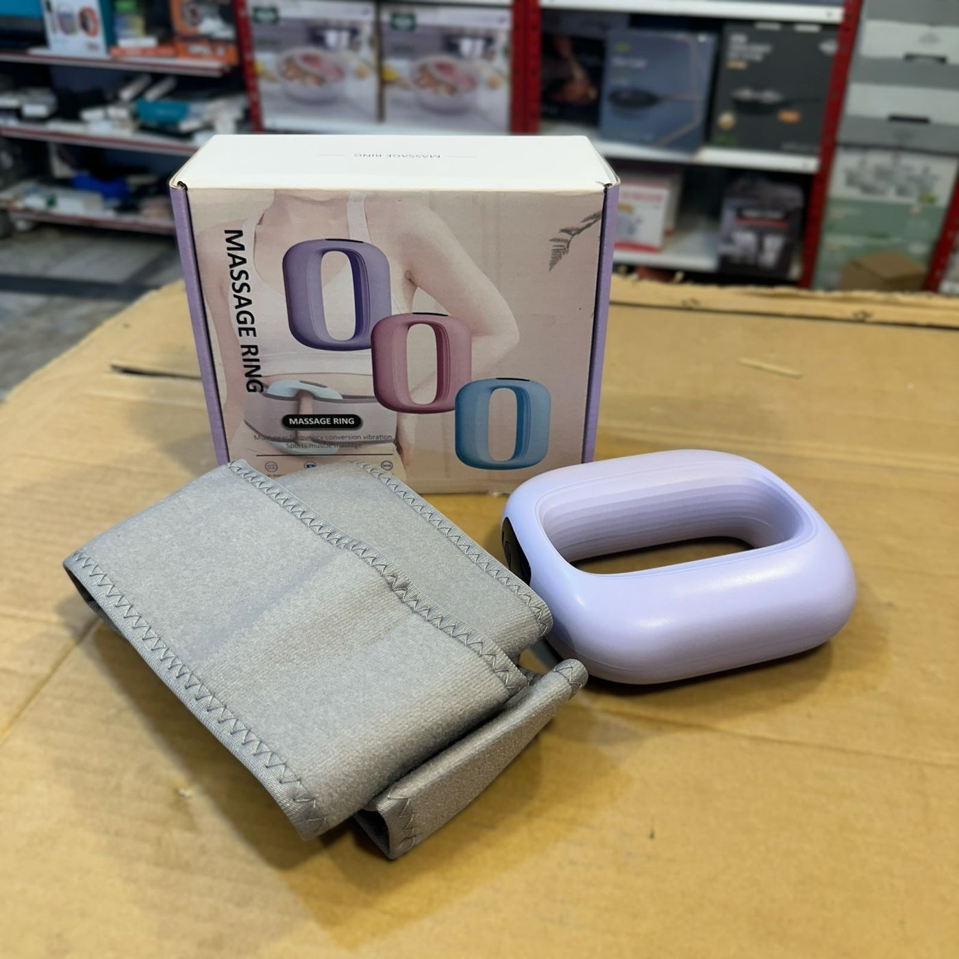Imported Rechargeable Massager Ring with Back Belt