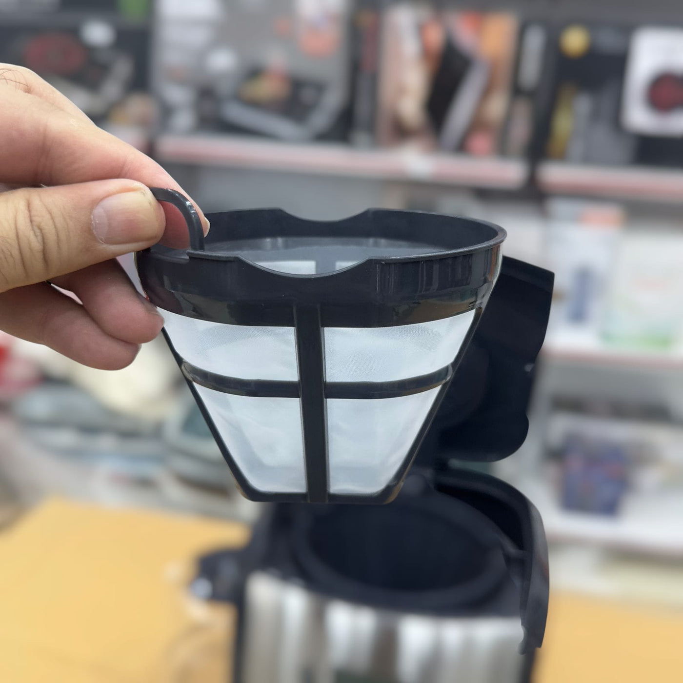 Imported Snips 1.8L Black Coffee Maker