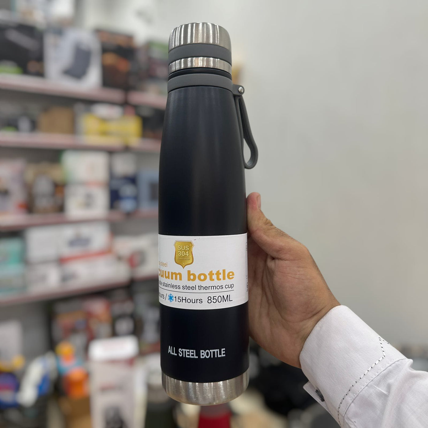 Full Steel Sports Water Bottle 850ml