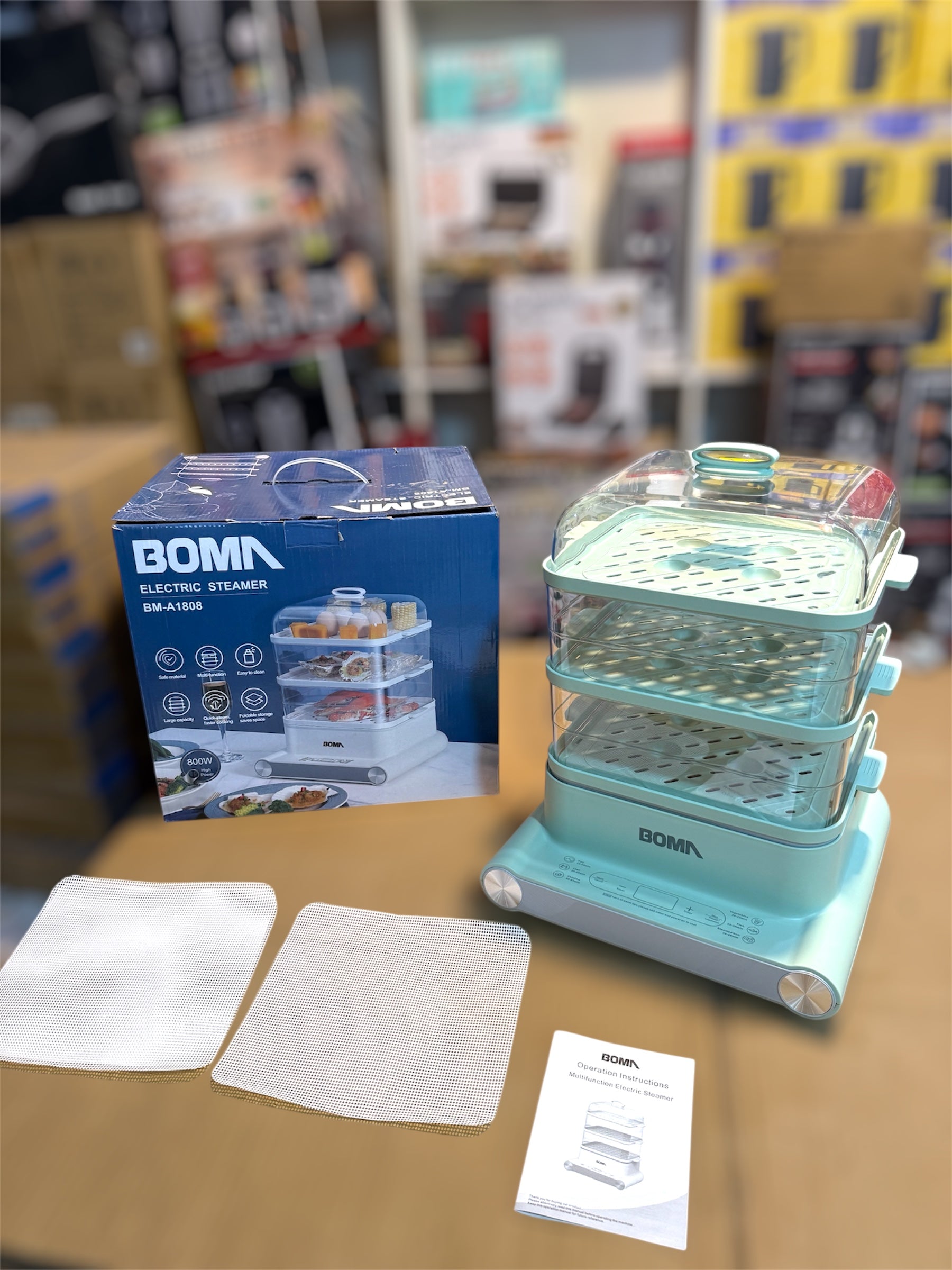 Boma Electric Food Steamer 18L Capacity