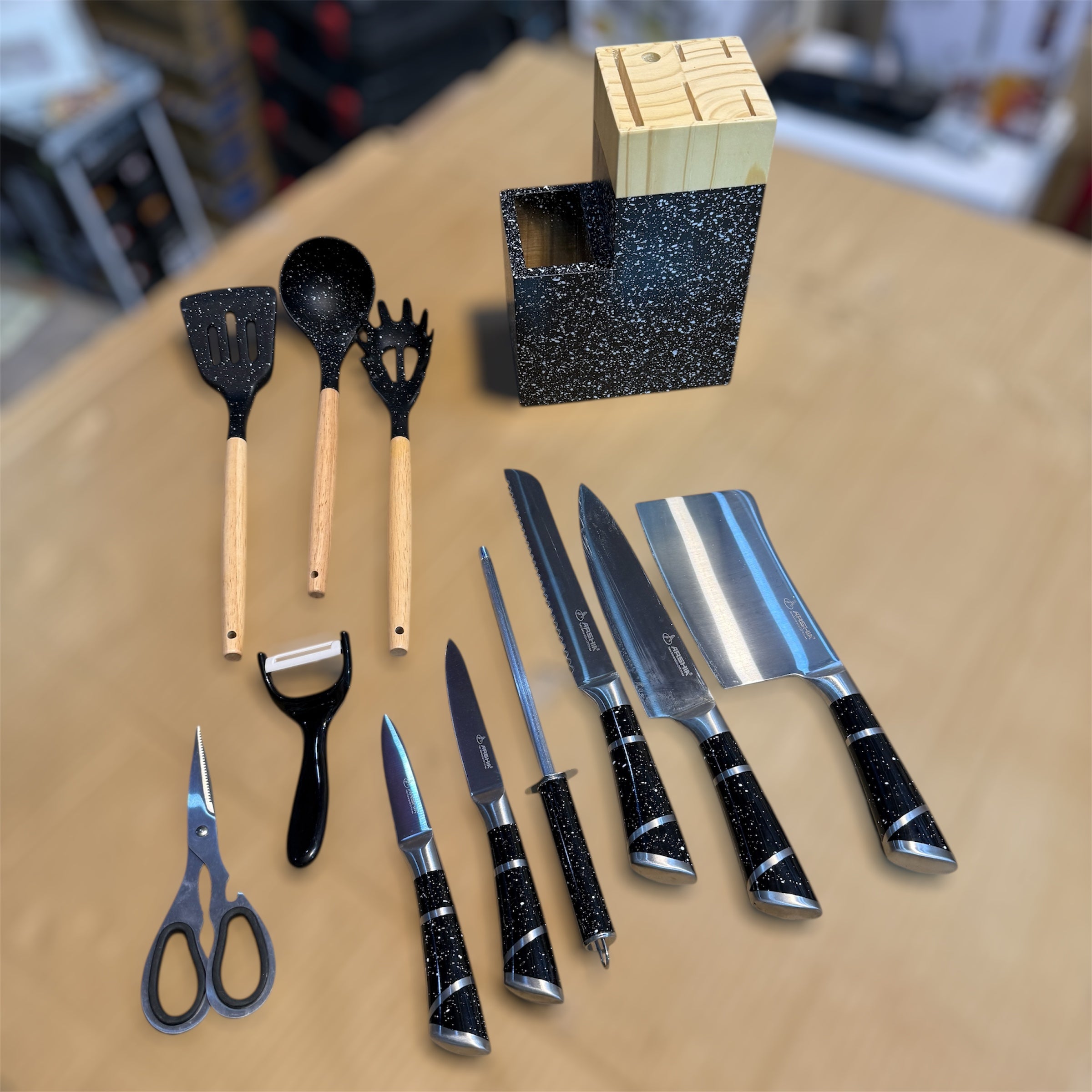 Arshia 12Pcs Knife & Spoons Set