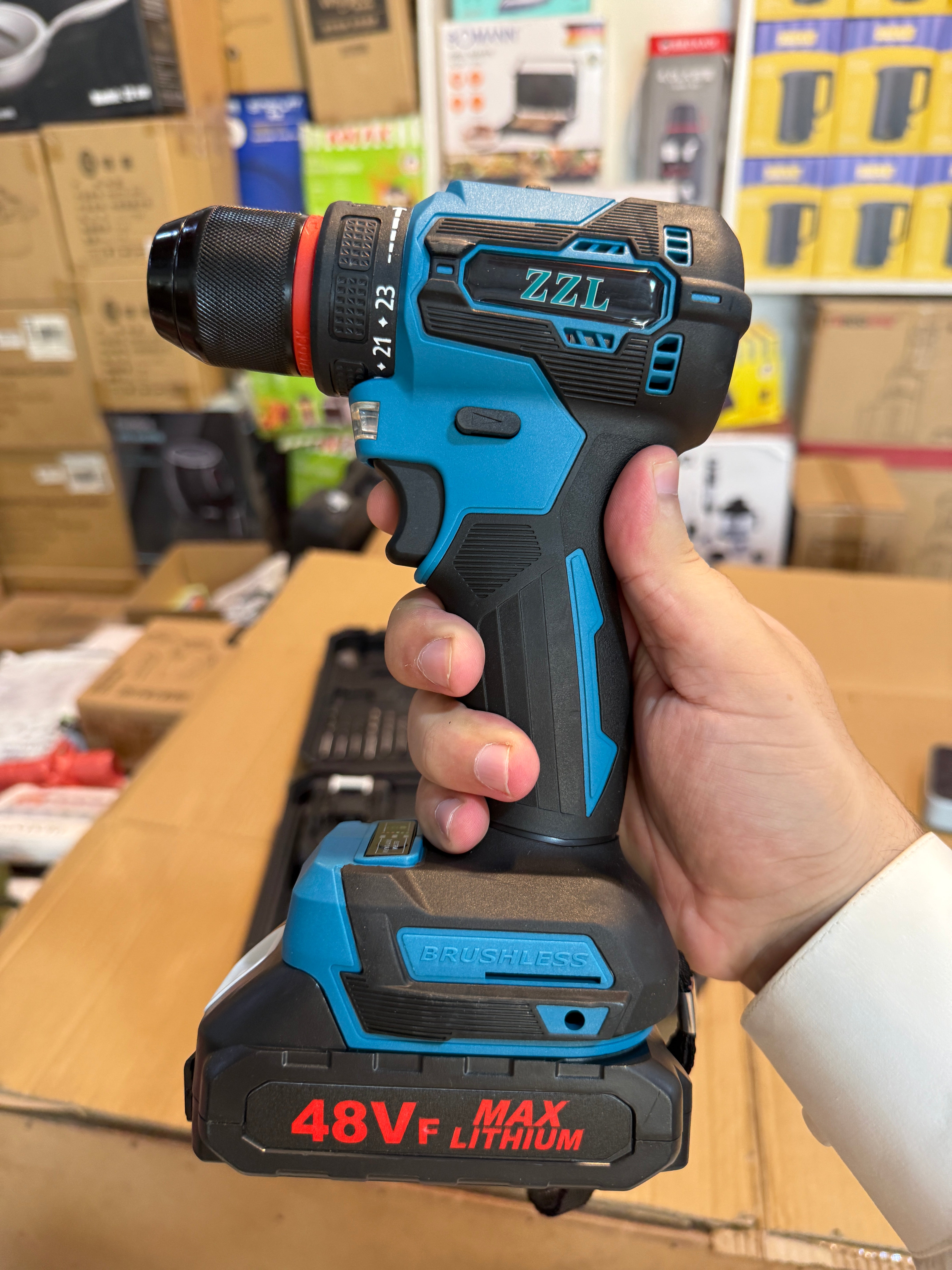 ZZL 48Volt Brushless Drill Set