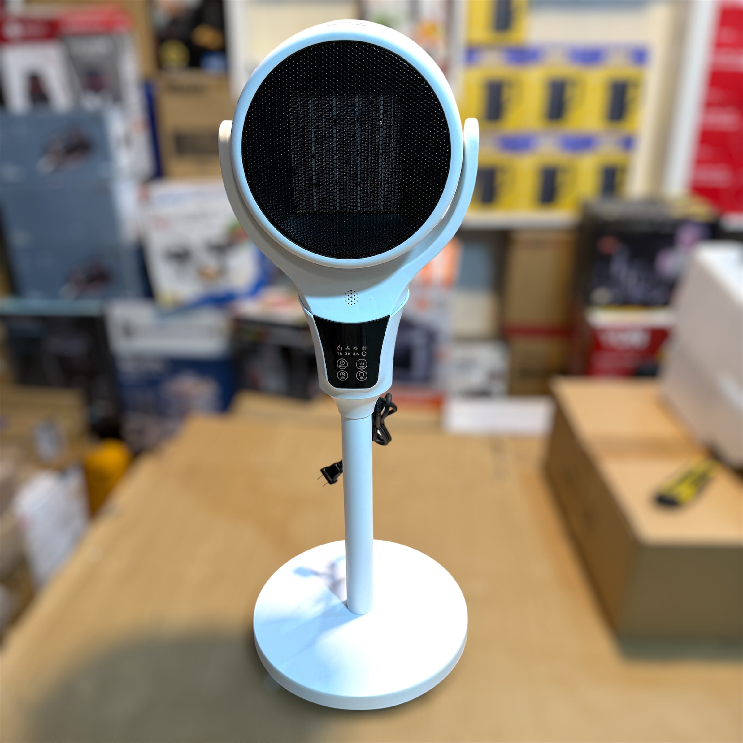 Lott Imported Digital Stand Fan Heater 30Inch