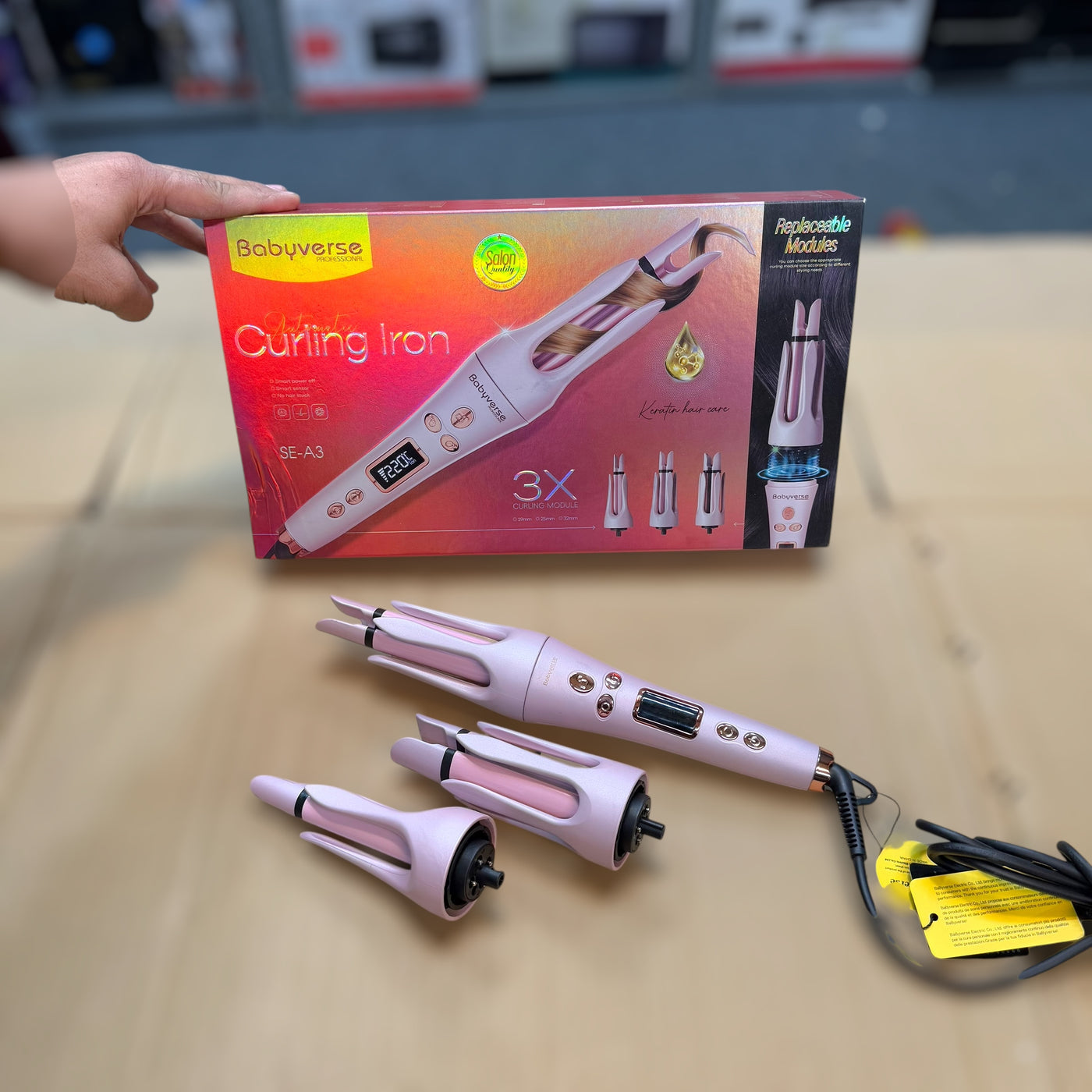Lott Imported Babyverse 3-in-1 Curling Iron