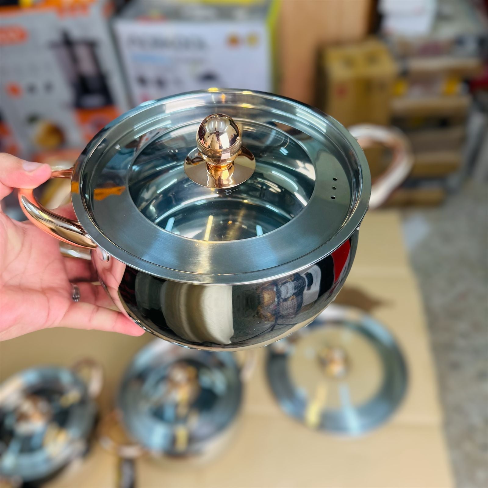 kaisa villa 12PCS stainless steel cookware set